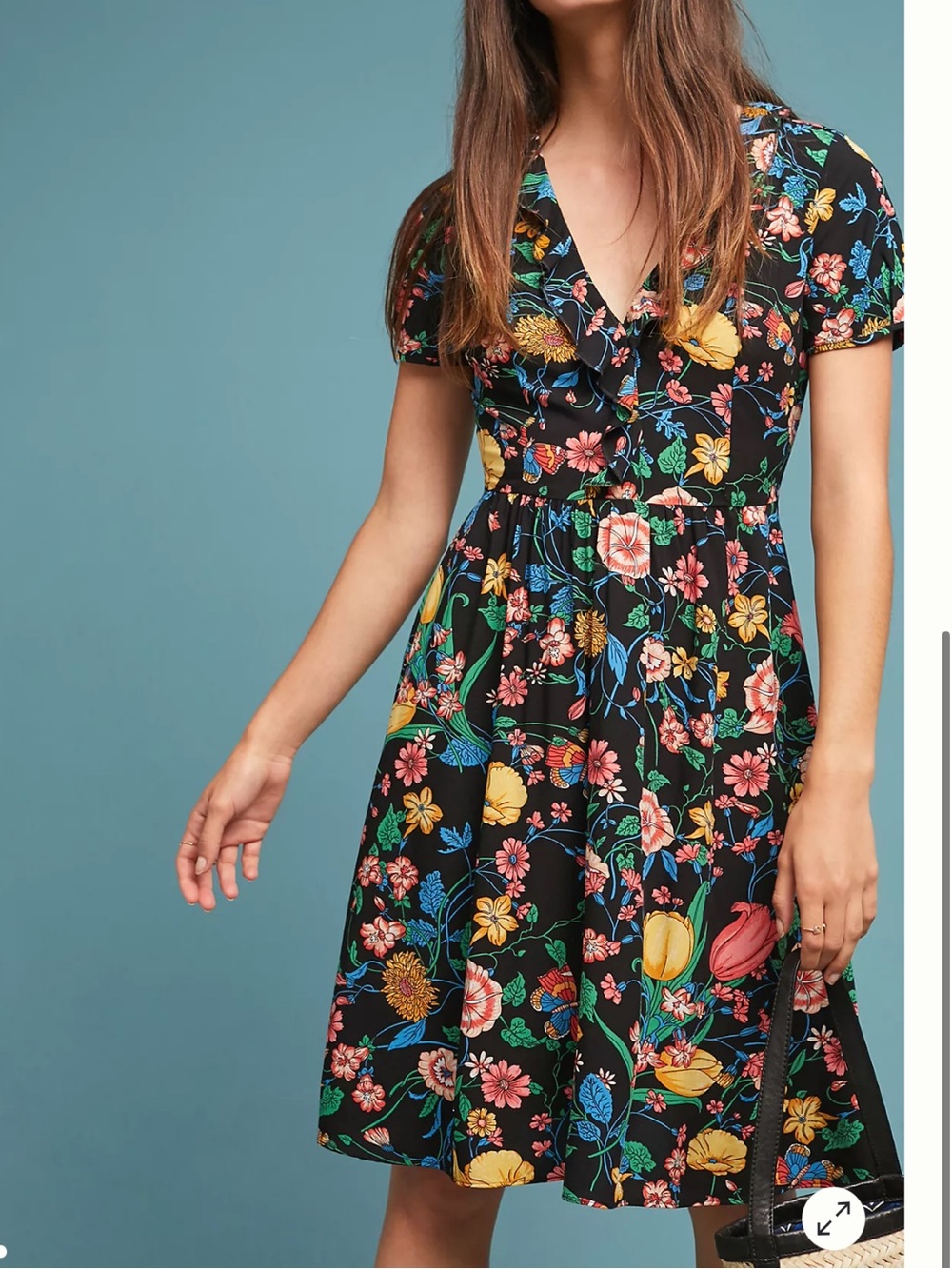 Maeve by Anthropologie Bloedel Floral Dress
